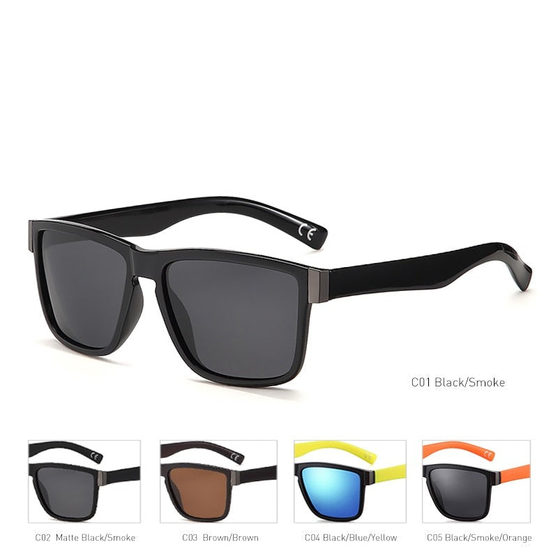 Classic Polarized Sunglasses Men Glasses Driving Coating Black Frame Fishing Driving Eyewear Male Sun Glasses PL278