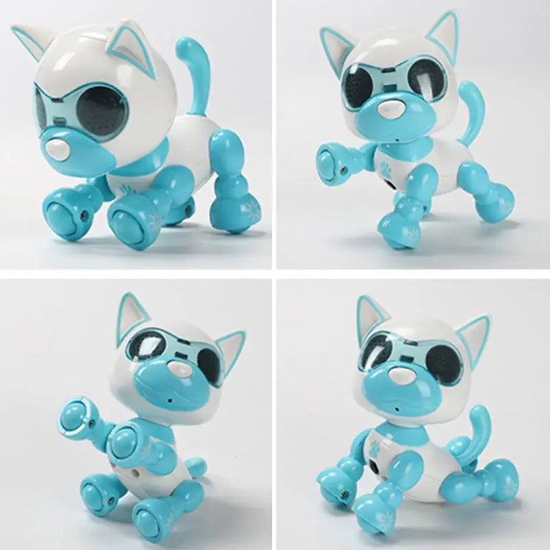 Smart Robot Pet Dog Talk Toy Interactive Smart Puppy Robot Dog Electronic LED Eye Sound Recording Singing Sleep Kids Gift