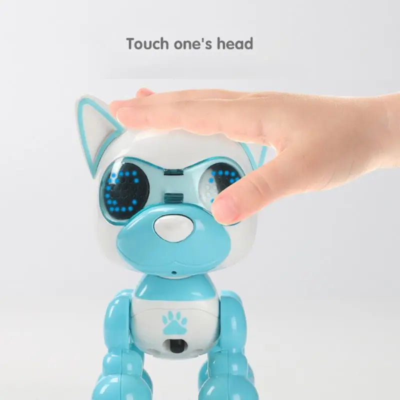 Smart Robot Pet Dog Talk Toy Interactive Smart Puppy Robot Dog Electronic LED Eye Sound Recording Singing Sleep Kids Gift