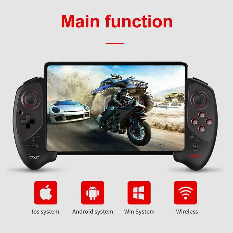 Ipega PG-9083S Gamepad Bluetooth Wireless Joystick for Android IOS MFI Games TV Box Tablet ipad Stretchable Controller HandHeld