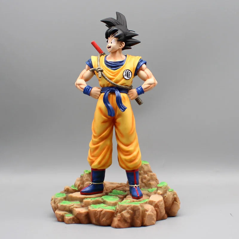 Dragon Ball Dream Sun Goku Somersault Cloud Super Saiyan Standing Collection Figures Statue Anime Peripheral Model Ornaments Toy