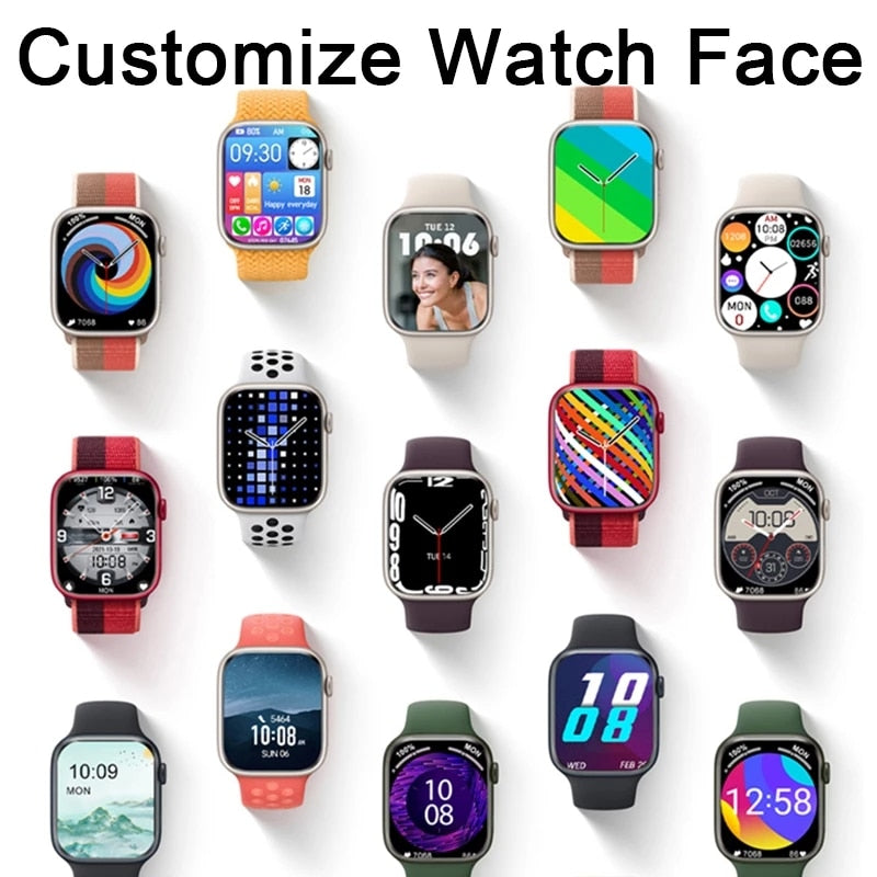 I7 Pro Max Smart Watch Series 7 8 Phone Call Custom Watch Face Sport Waterproof Women Man Wireless Charging i7promax Smart Watch