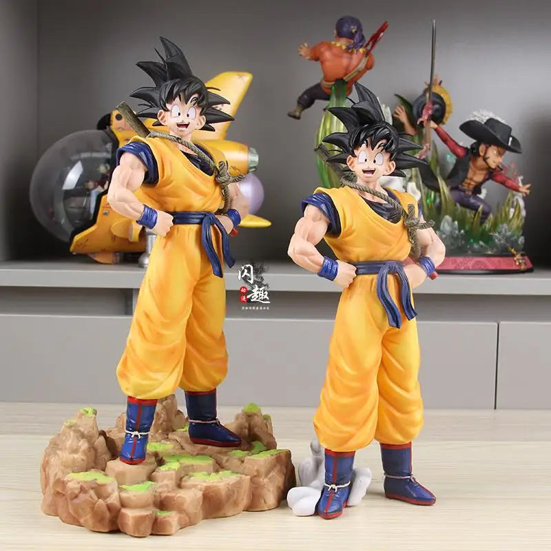 Dragon Ball Dream Sun Goku Somersault Cloud Super Saiyan Standing Collection Figures Statue Anime Peripheral Model Ornaments Toy